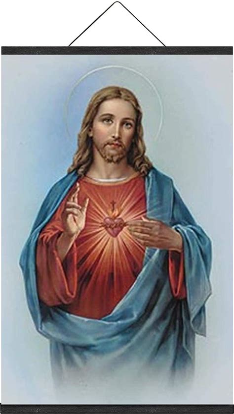 Sacred Heart of Jesus Christ Portrait Poster Catholic Picture (16 x 24 ...