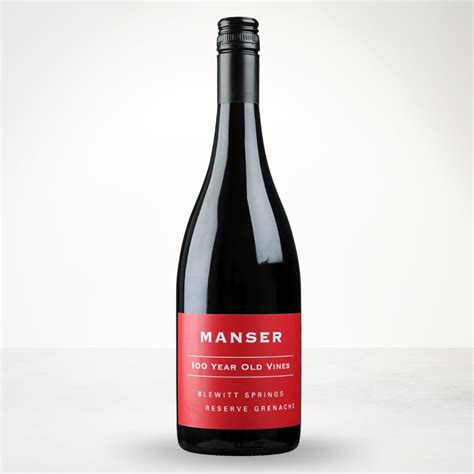 2021 100 Year Old Vines Grenache — Manser Wines