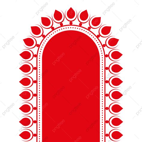 Festival Durga Puja Vector Hd Images, Durga Puja Decorations Hindu ...