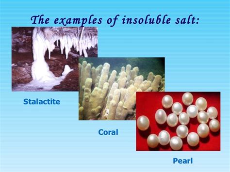 8.1 (c) insoluble salts