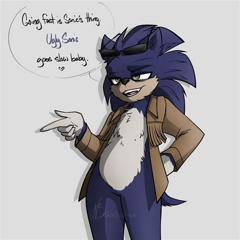 Ugly Sonic by TiredGothubus on DeviantArt