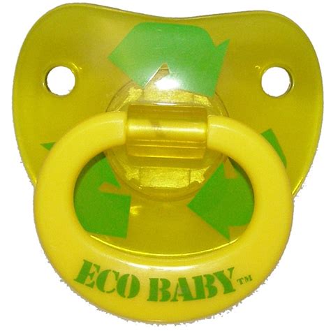 Shop Eco Baby Yellow Pacifier - Free Shipping On Orders Over $45 ...