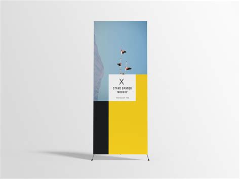 x stand banner mockup Massdream printin | hoodiemockup