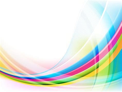 Abstract Colorful Wave Free Vector Download | FreeImages