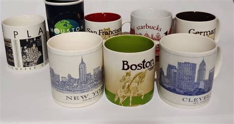 Starbucks city mugs, all from the same Goodwill. $1.99 each 👌 : muglife