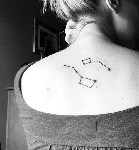 Ursa Major Ursa Minor tattoo Big Dipper Little Dipper constellation ...