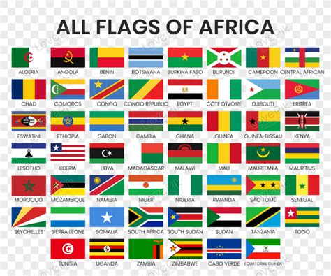 Flags Of African Countries Printables