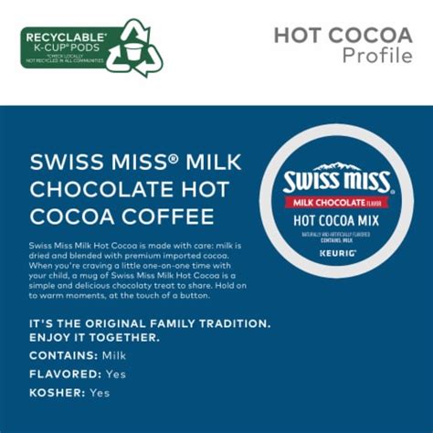 Swiss Miss® Milk Chocolate Hot Cocoa K-Cup® Pods, 10 ct - Fry’s Food Stores