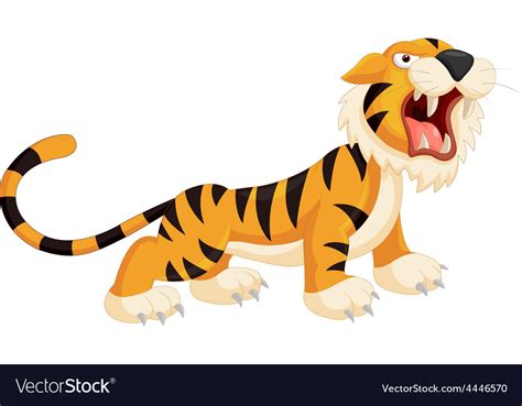 Cartoon Tiger Roaring Clipart Full Size Clipart 2092714 Pinclipart ...