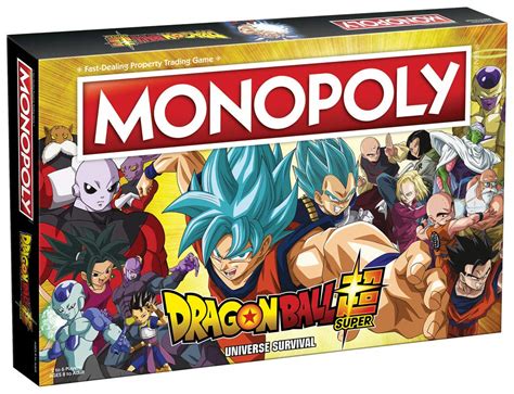 Monopoly Dragon Ball Super | Recruit Legendary Warriors Goku, Vegeta ...