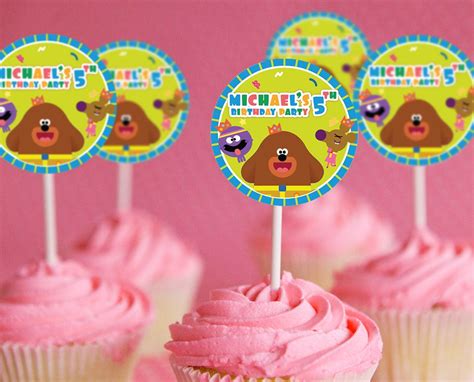 Hey Duggee Birthday Party | Hey Duggee Cupcake Toppers | Hey Duggee ...