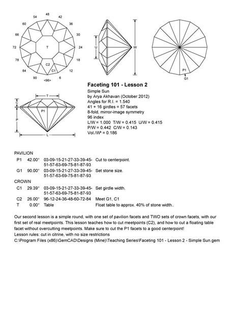 Simple sun | Faceted design, Gems, Facet