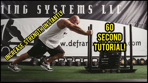 Heavy Sled Push Technique: 60-SECOND TUTORIAL! [Hip Positioning] - YouTube