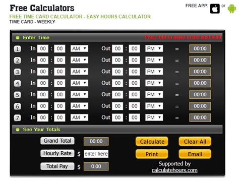 Free time clock calculator - longislandsubtitle