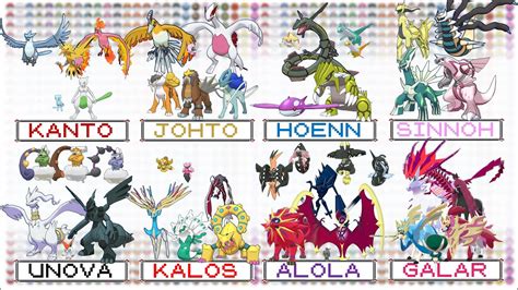 Shiny Legendary Pokemon