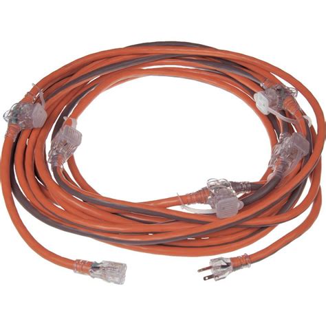 RIDGID 50 ft. 12/3 Multi-Outlet Extension Cord-614-16366BB - The Home Depot