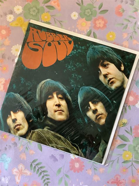 The Beatles 'rubber Soul Vintage 1965 Album Cover Blank - Etsy UK