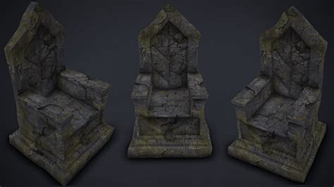 Celtic stone throne - 3D - TurboSquid 1678743