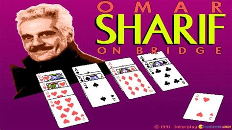 Omar Sharif on Bridge gameplay (PC Game, 1991) - YouTube