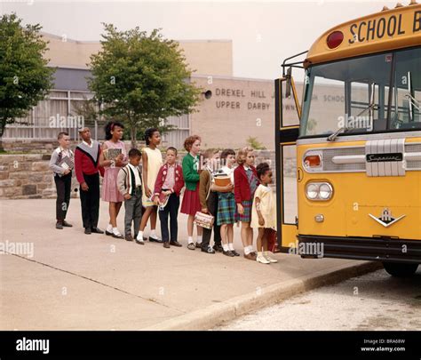 Kids In Line At School