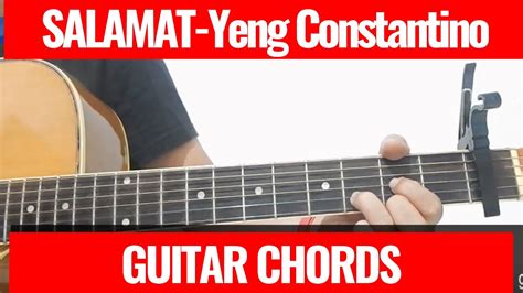 Salamat by Yeng Constantino GUITAR CHORDS - YouTube