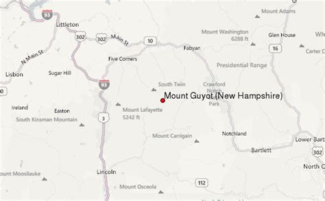 Mount Guyot (New Hampshire) Mountain Information