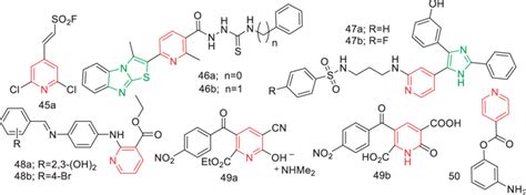 Pyridine derivatives 46a-50 reported as anti-inflammatory agents ...