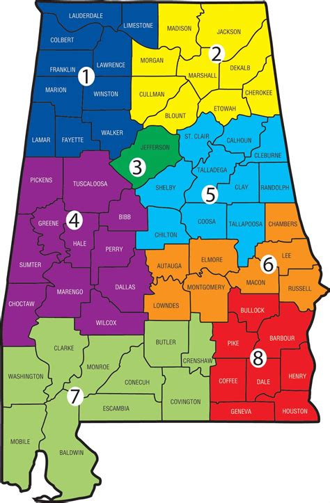 Alabama School Districts Map - Winna Kamillah