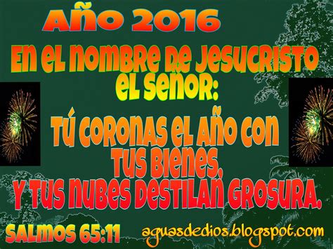 Compartamos la Palabra de Elohim: Año 2016: Tú coronas el año con tus ...