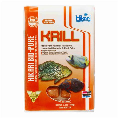 Hikari Frozen Krill 3.5oz. Cubes - in store only - $5.95