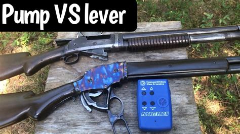 1897 Pump action versus 1887 lever action shotguns - YouTube