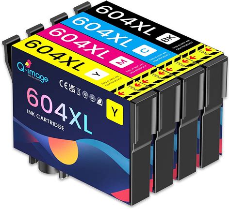 4 Pack 604XL Ink Cartridges multipack Compatible with Epson 604 XL Ink ...