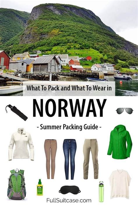 What to Wear and What to Pack for Norway in Summer | Norway travel ...