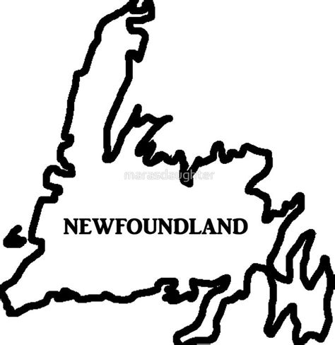 Image result for newfoundland outline | Newfoundland, Newfoundland map ...