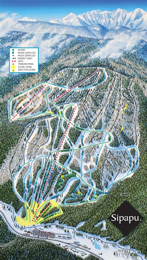 Sipapu Ski Trail Map - Vadito New Mexico • mappery