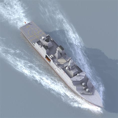 3d model f361 iver huitfeldt class frigate