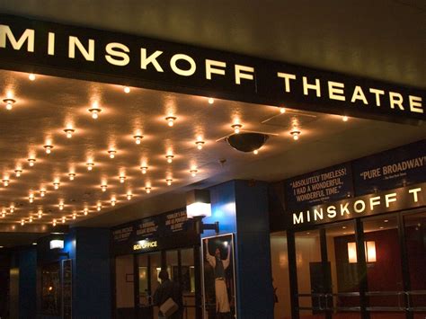 Minskoff Theatre on Broadway in NYC