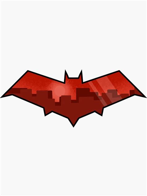 "Jason Todd Red Hood symbol" Sticker for Sale by CozyInChaos | Redbubble