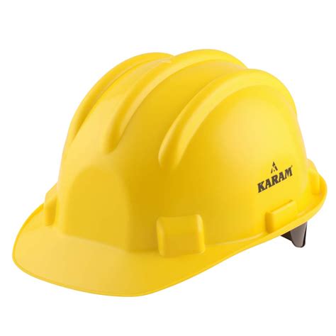 Buy Karam ISI Marked Safety Helmet with Ratchet Type Adjustment for ...