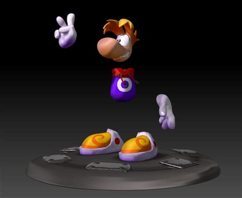 Rayman 3D Model 10 by sav8197 on DeviantArt