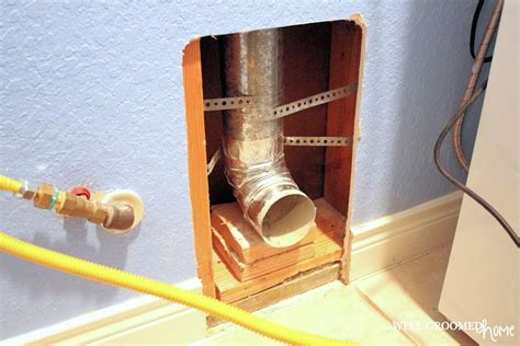 Recessed Dryer Vent Box Installation / Learn how to install a dryer ...