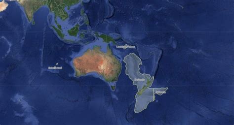 Zealandia lost continent map - Our Planet