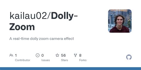 GitHub - kailau02/Dolly-Zoom: A real-time dolly zoom camera effect