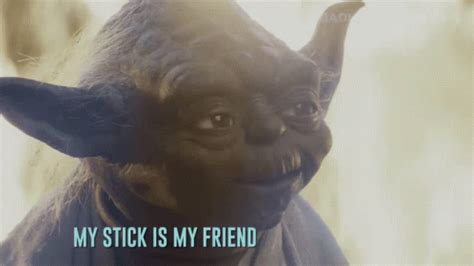 Yoda Cute GIF - Yoda Cute My Stick - Discover & Share GIFs