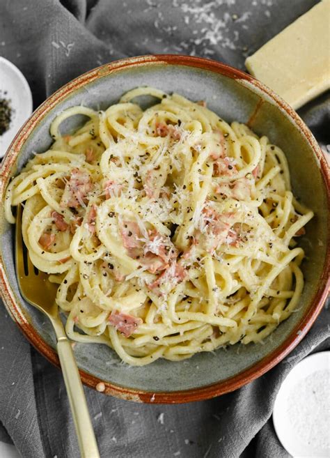 The Best Vegan Spaghetti Carbonara Recipe - Legally Healthy Blonde