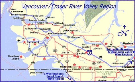 Fraser River Valley Wineries, Wines and Wine Region