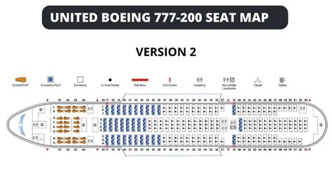 United Airlines Boeing 777 300er Seat Map