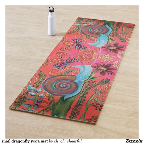 snail dragonfly yoga mat | Yoga mat, Dragonfly yoga, Yoga