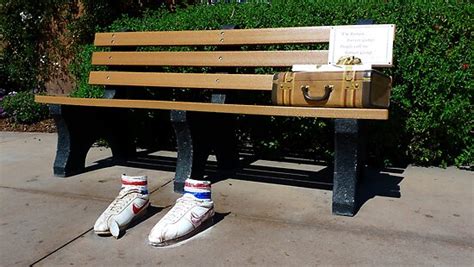 "Forrest Gump Bench" Poster by pdecocco | Redbubble