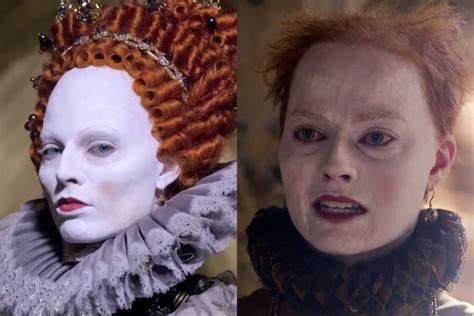 The real story behind Margot Robbie’s wild Queen Elizabeth I makeup.